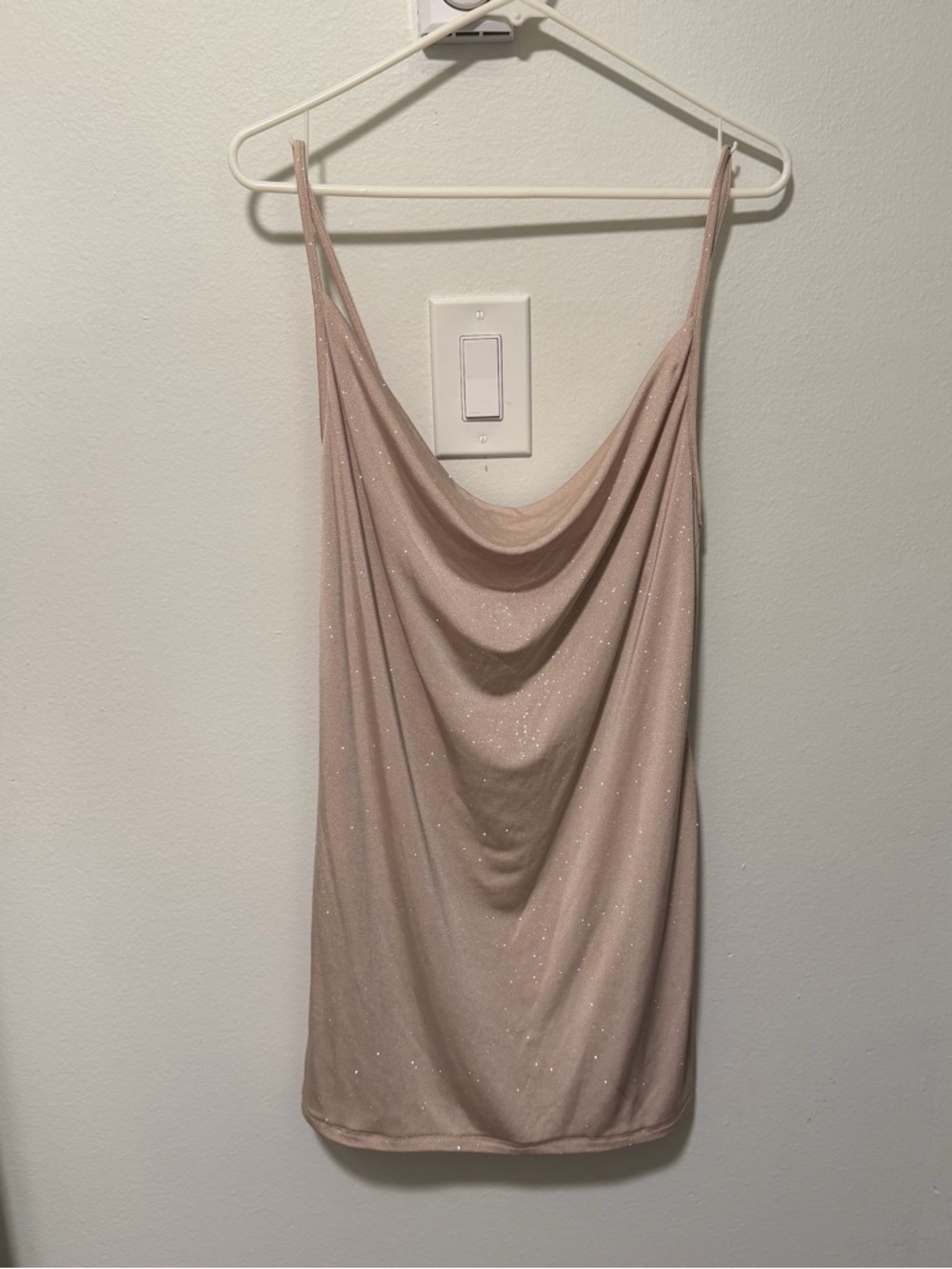 Amanda Uprichard Sparkling Cream Mini Dress